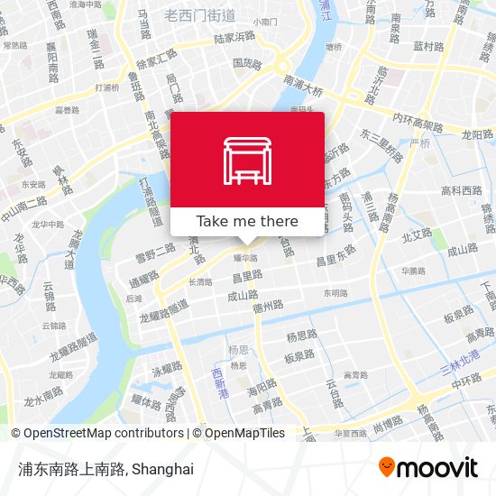 浦东南路上南路 map