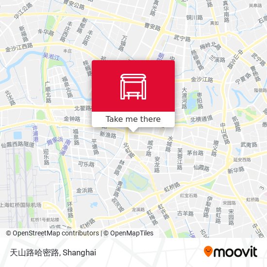 天山路哈密路 map