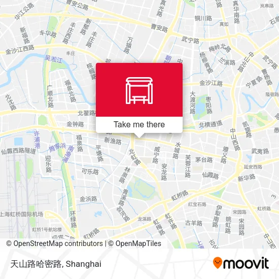 天山路哈密路 map