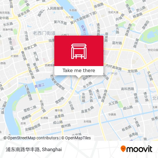 浦东南路华丰路 map