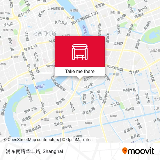 浦东南路华丰路 map