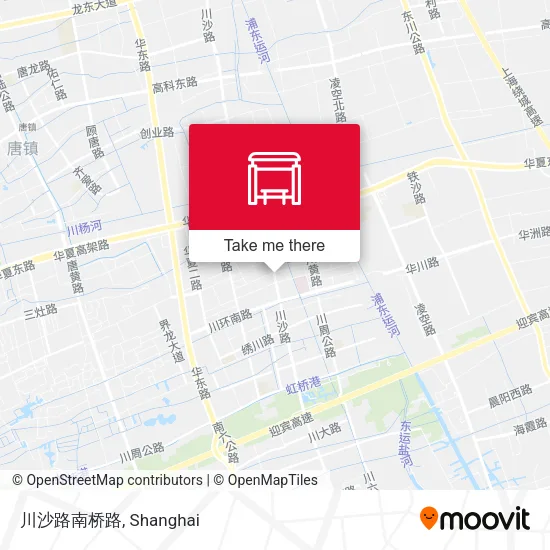 川沙路南桥路 map