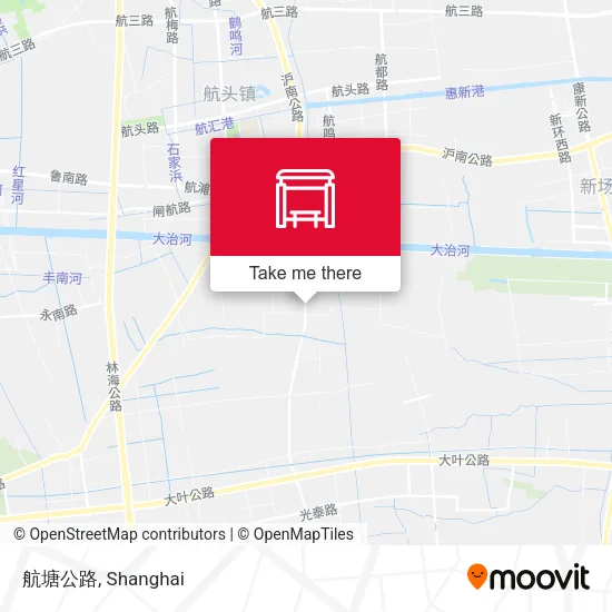 航塘公路 map