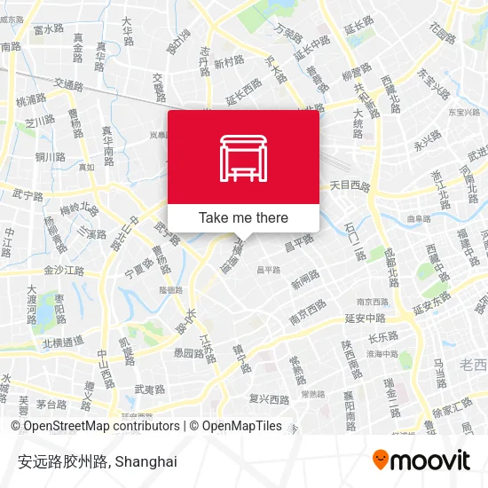 安远路胶州路 map