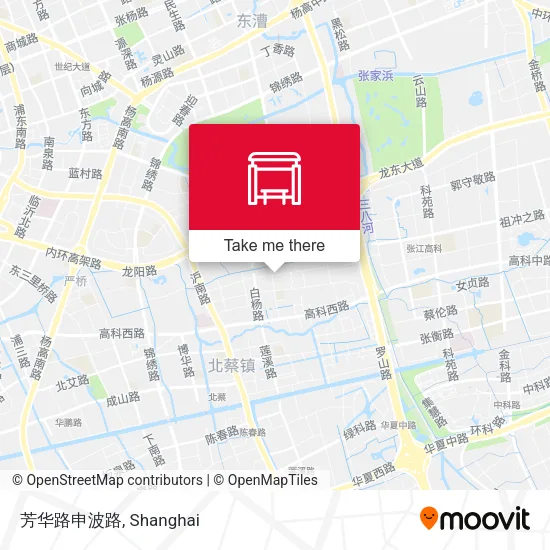芳华路申波路 map