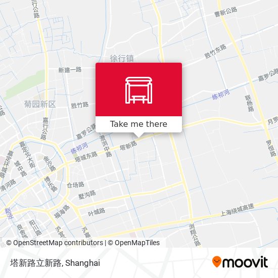 塔新路立新路 map