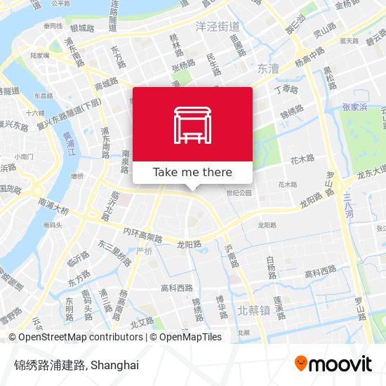 锦绣路浦建路 map