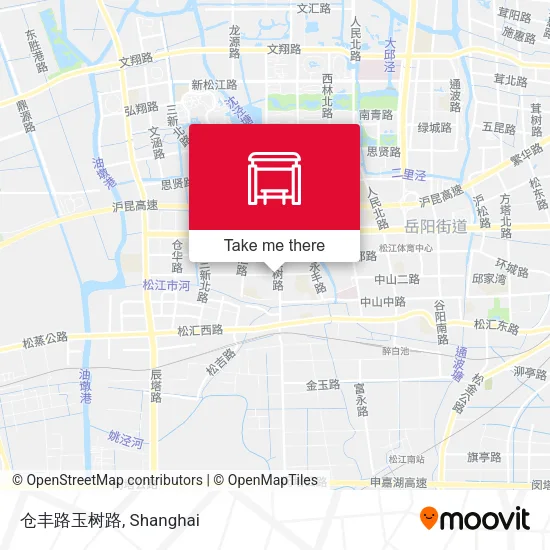 仓丰路玉树路 map