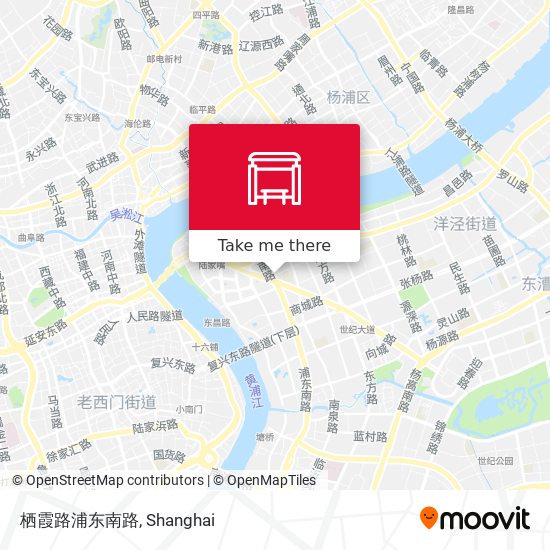 栖霞路浦东南路 map