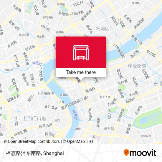 栖霞路浦东南路 map