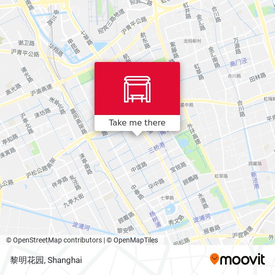 黎明花园 map