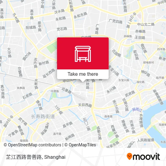芷江西路普善路 map