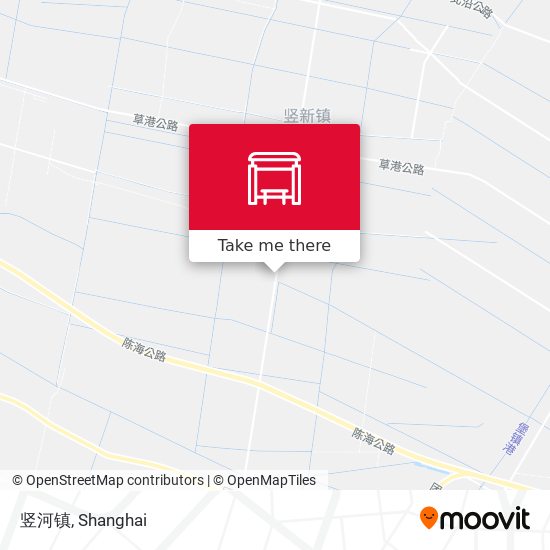 竖河镇 map