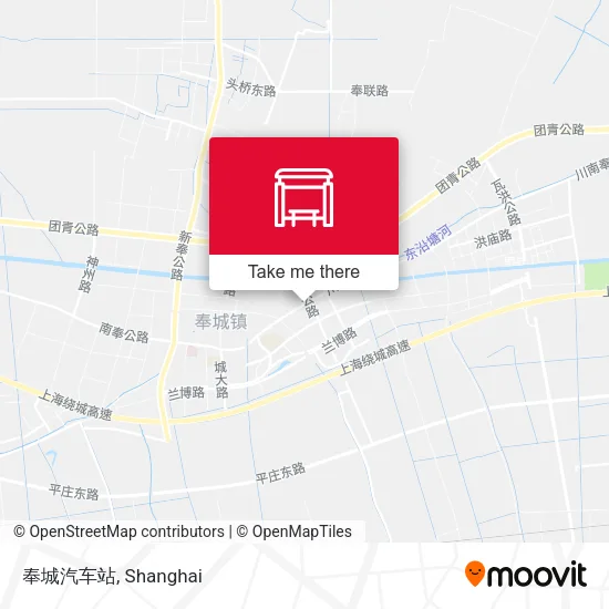 奉城汽车站 map