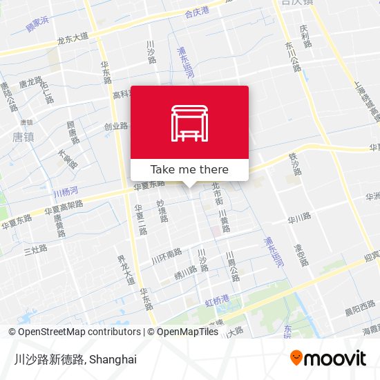川沙路新德路 map