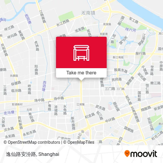 逸仙路安汾路 map