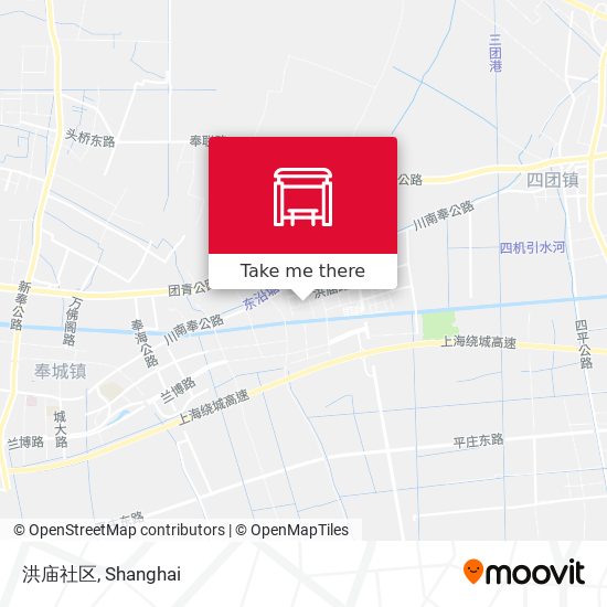 洪庙社区 map