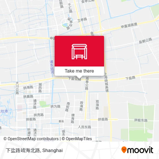 下盐路靖海北路 map