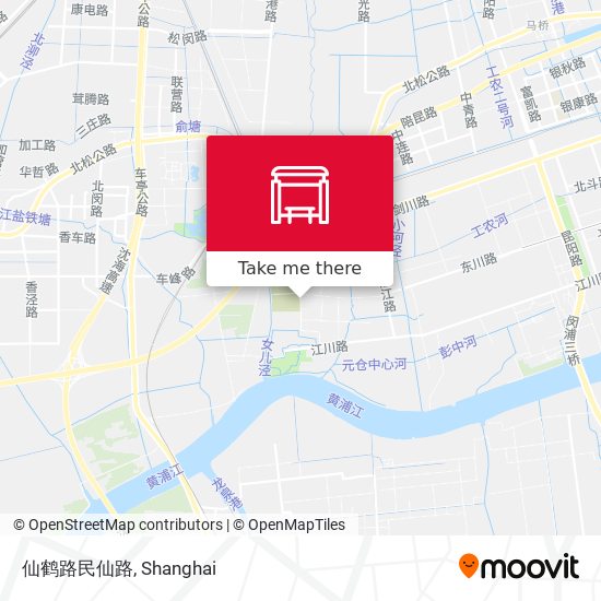 仙鹤路民仙路 map