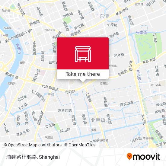 浦建路杜鹃路 map