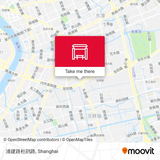 浦建路杜鹃路 map