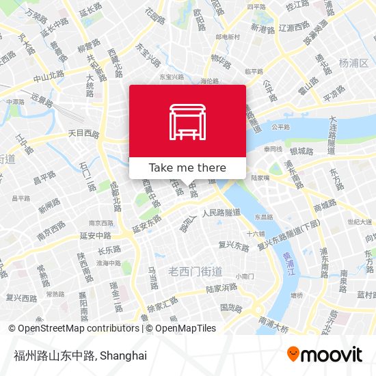 福州路山东中路 map