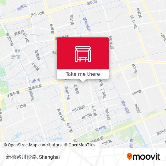 新德路川沙路 map