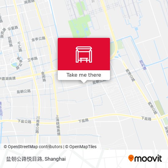 盐朝公路悦目路 map