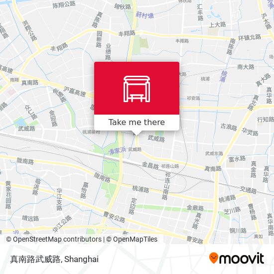 真南路武威路 map