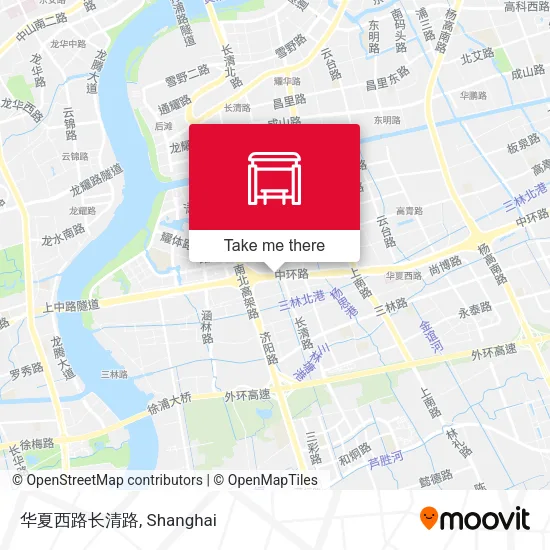华夏西路长清路 map