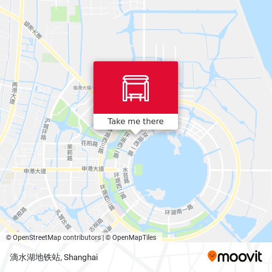 滴水湖地铁站 map