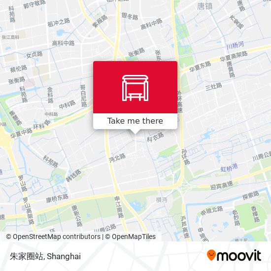 朱家圈站 map