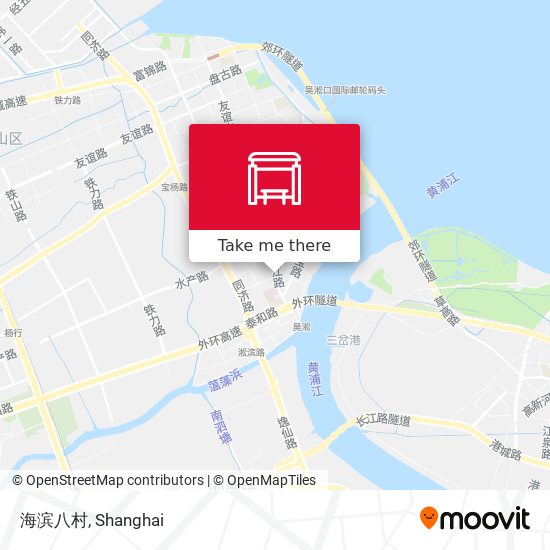 海滨八村 map