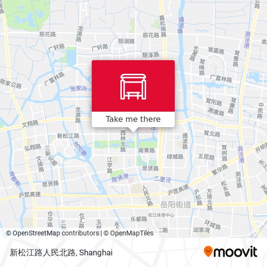 新松江路人民北路 map