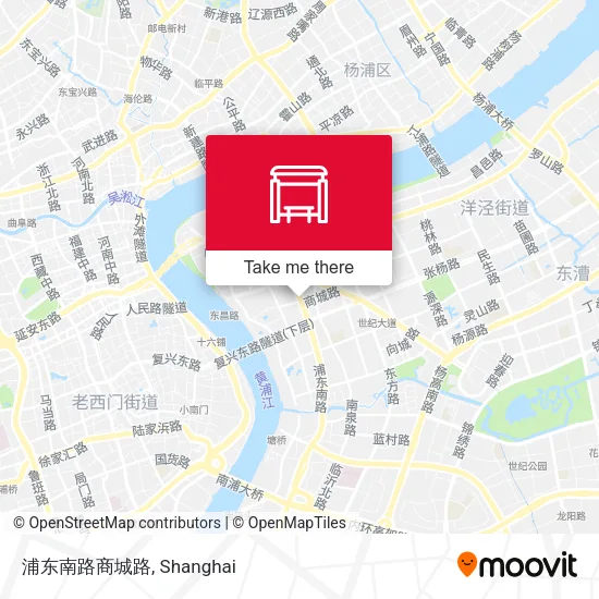 浦东南路商城路 map