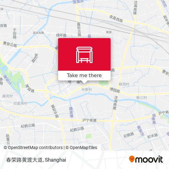 春荣路黄渡大道 map