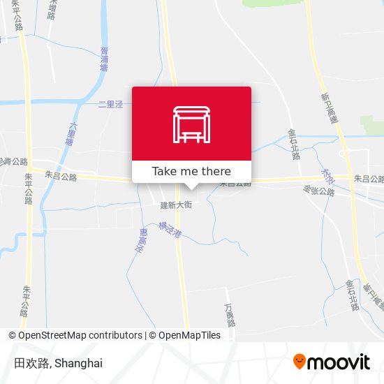 田欢路 map