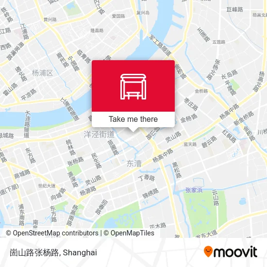 崮山路张杨路 map