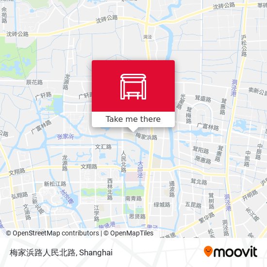 梅家浜路人民北路 map