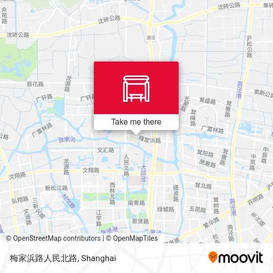 梅家浜路人民北路 map