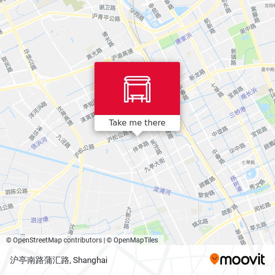 沪亭南路蒲汇路 map