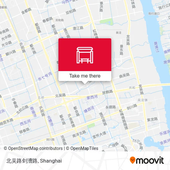 北吴路剑漕路 map