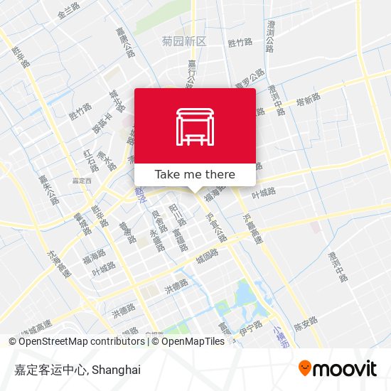 嘉定客运中心 map
