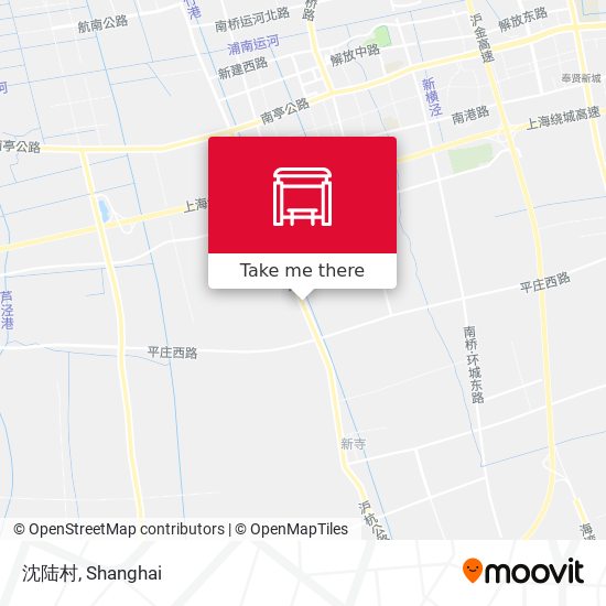 沈陆村 map