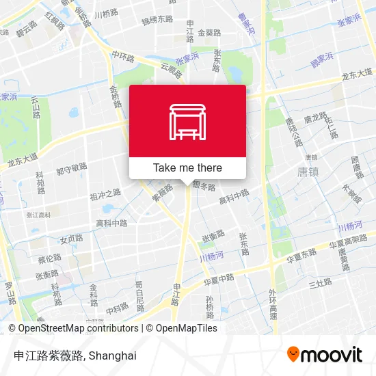 申江路紫薇路 map