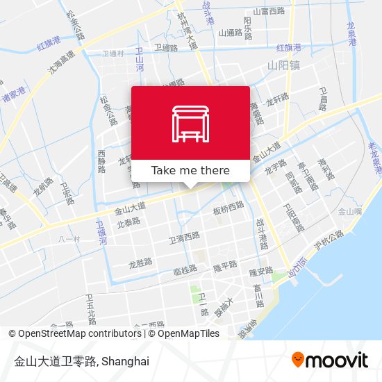 金山大道卫零路 map