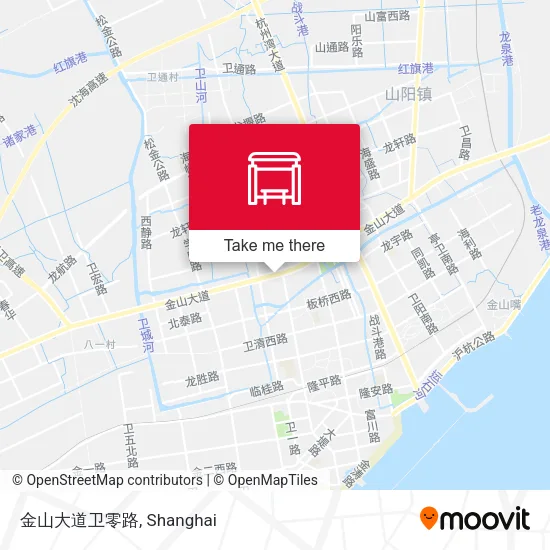 金山大道卫零路 map