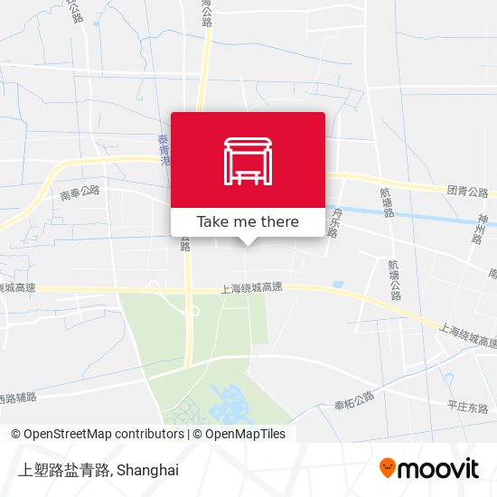 上塑路盐青路 map
