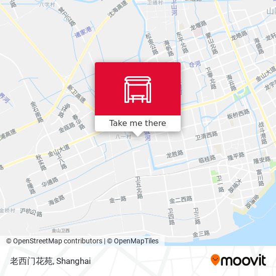 老西门花苑 map