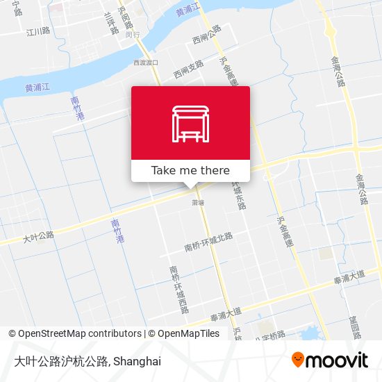 大叶公路沪杭公路 map